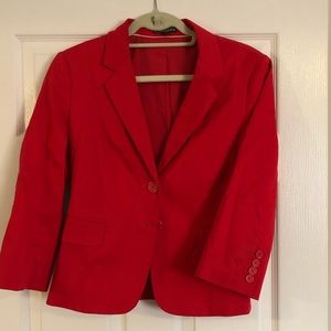 Red blazer size 8. Express